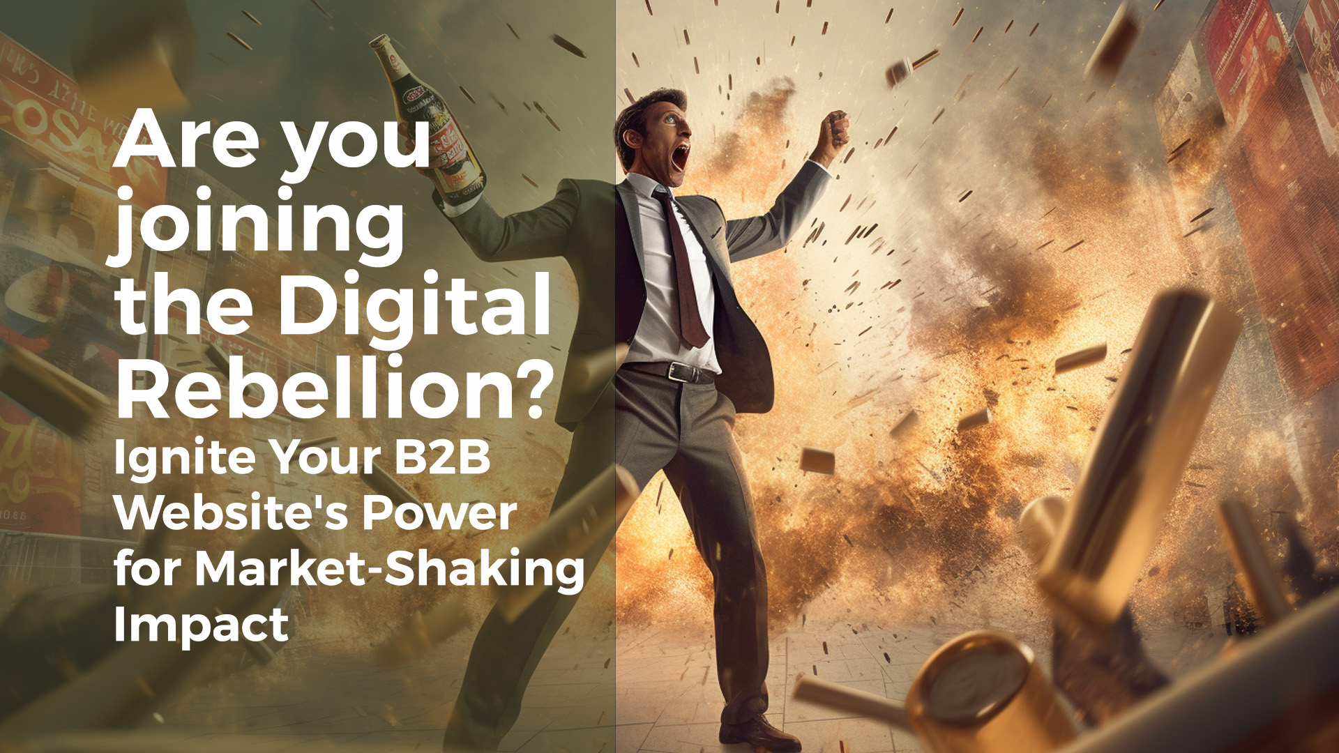 Are you joining the Digital Rebellion? Ignite Your B2B Website's Power for Market-Shaking Impact